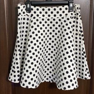 Francesca’s Polka Dot Skater Skirt